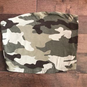 Camo tube top from garage